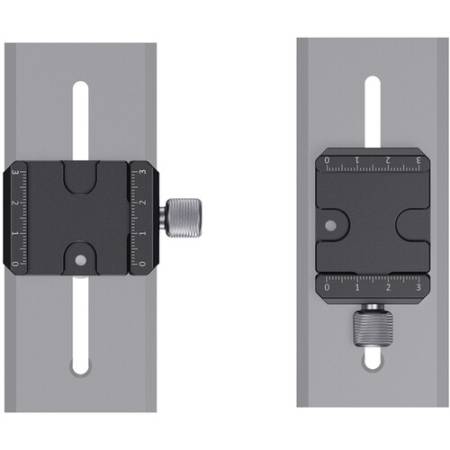 SmallRig DBC2506B - zacisk/płytka (Arca, Qucik Release) do gimbali - przykład użycia